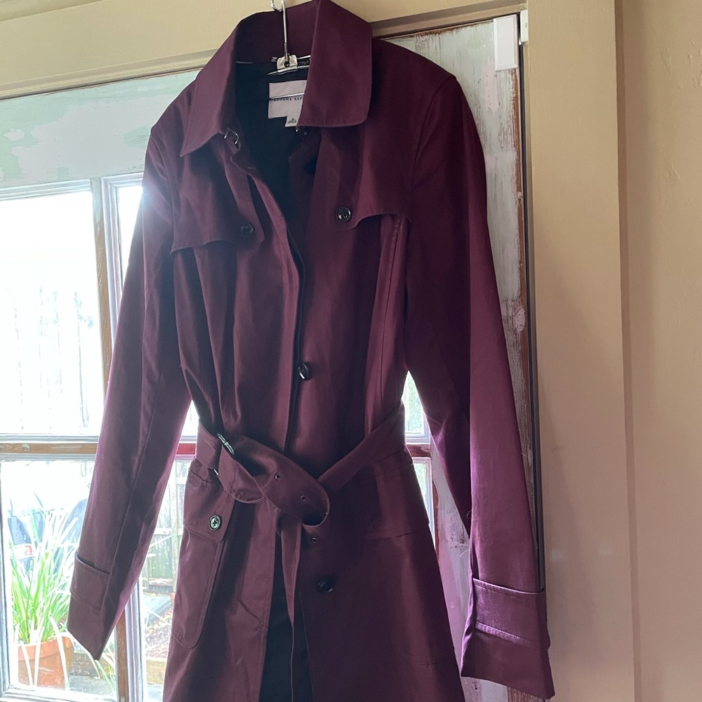 Banana republic trench coat.